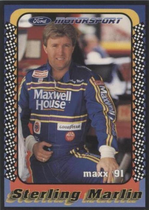 1991 Maxx Collection - Sterling Marlin #4