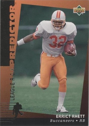 rhettのページです Errict Rhett 1994 Upper Deck Rookie Tampa Bay Buccaneers #30