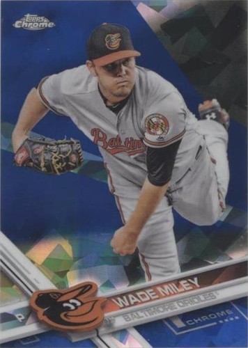 2017 Topps Chrome Sapphire Edition - Wade Miley #183