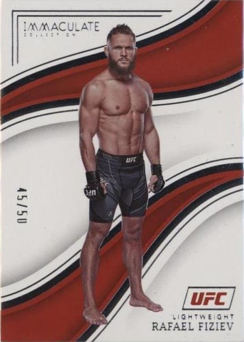2023 Panini Immaculate Collection UFC - Rafael Fiziev #48