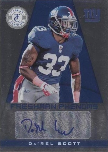 2011 Panini Totally Certified Da'Rel Scott #163