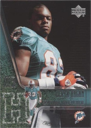 2006 Upper Deck NFL Players Rookie Premiere Derek Hagan #7