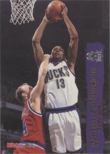 GLENN ROBINSON Signed 11x14 Milwaukee Bucks Official NBA