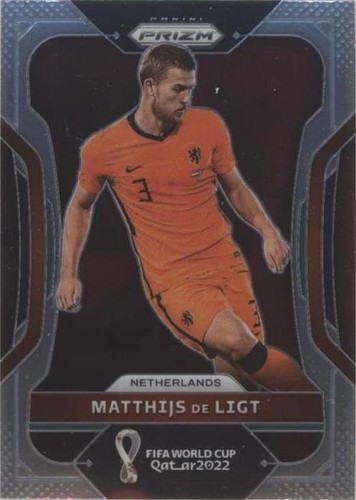 2022 Panini Prizm World Cup Qatar Matthijs de Ligt #158