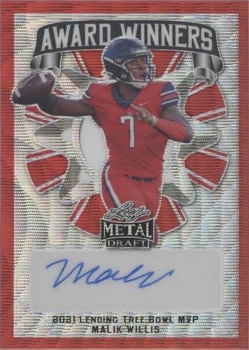 2022 Leaf Metal Draft Malik Willis #AW-MW1
