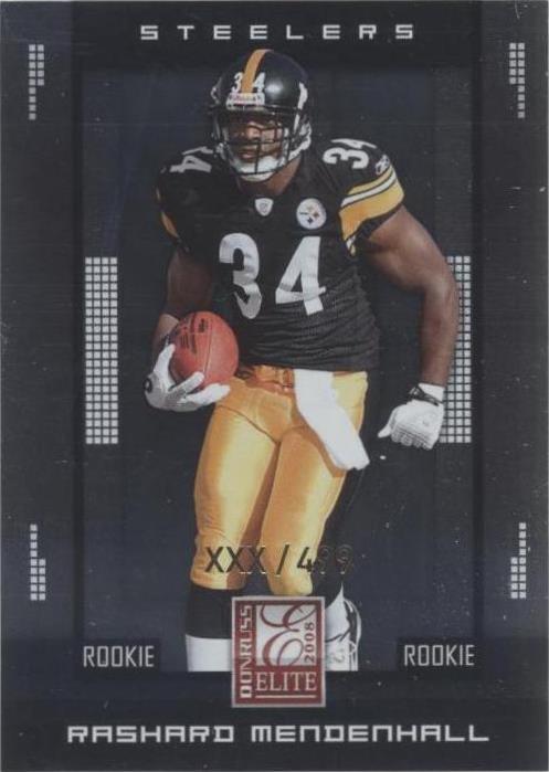 2008 Donruss Elite Rashard Mendenhall #118