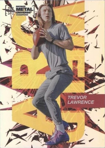 2021 Skybox Metal Universe Champions Trevor Lawrence #AW-7