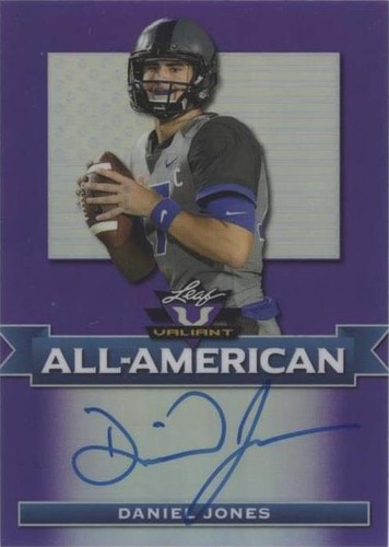 2019 Leaf Valiant Daniel Jones #AA-DJ1
