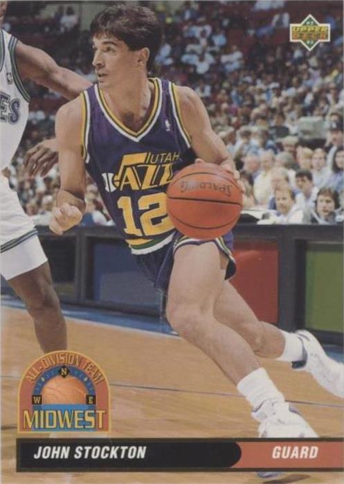 1992-93 Upper Deck International italiano - John Stockton #48