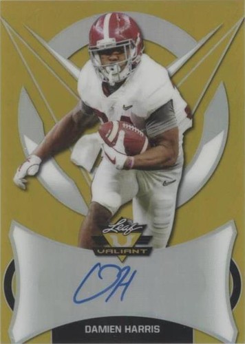 2019 Leaf Valiant Damien Harris #BA-DH1