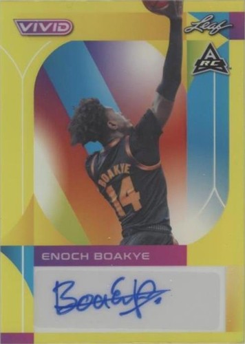 2022-23 Leaf Vivid - Enoch Boakye #BA-EB1