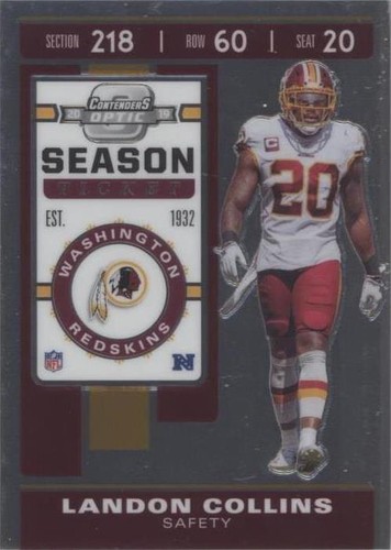 2019 Panini Contenders Optic Landon Collins #55