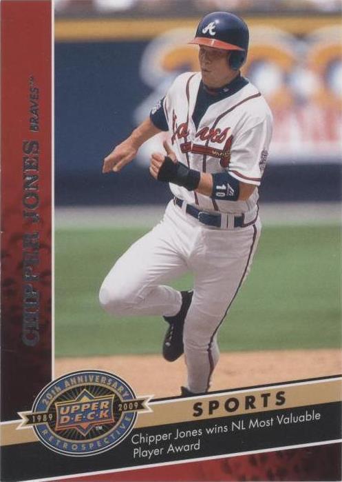 2009 Upper Deck 20th Anniversary Retrospective - Chipper Jones #1281