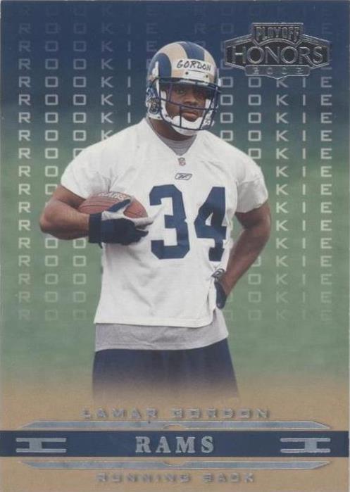 2002 Playoff Honors Lamar Gordon #114