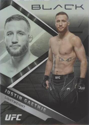 Justin Gaethje .. ALSO KNOWN AS .. UFC .. 2022 Donruss Optic