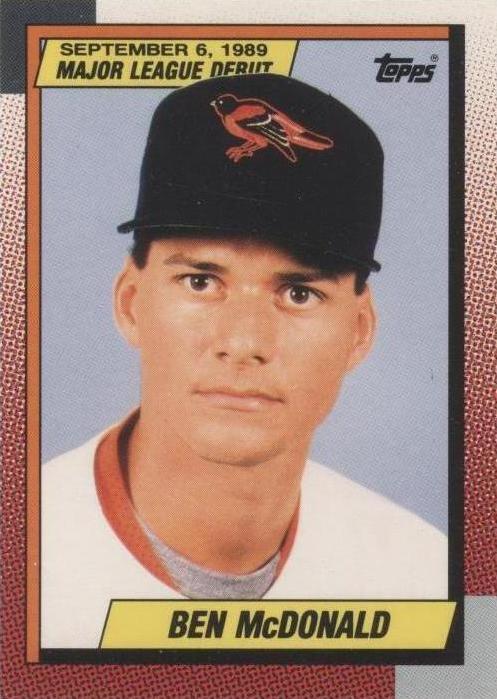 1989-90 Topps debut en Grandes Ligas 1989 - Ben McDonald #78