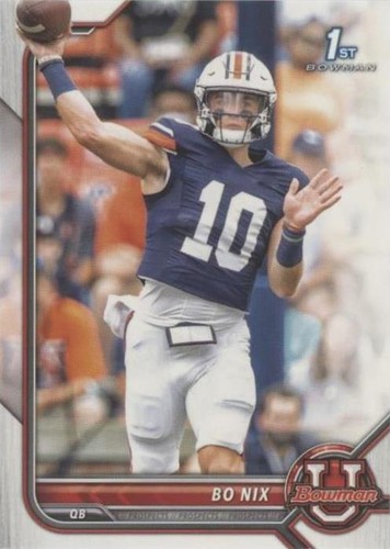 2021-22 Bowman University Bo Nix #8