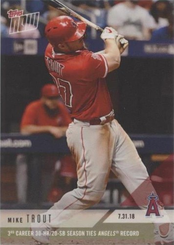2018 Topps Now - Mike Trout #536