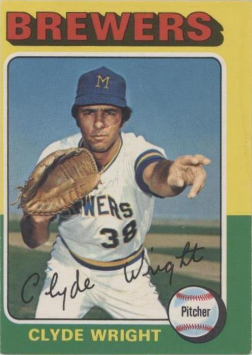 1975 O-Pee-Chee - Clyde Wright #408