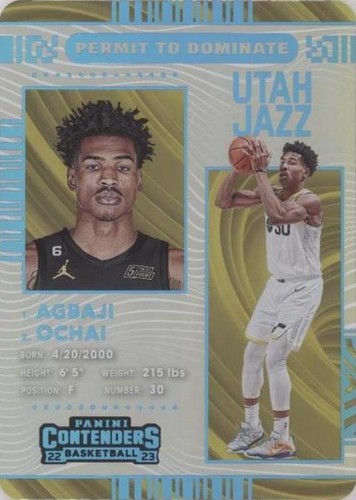 2022-23 Panini Contenders - Ochai Agbaji #24