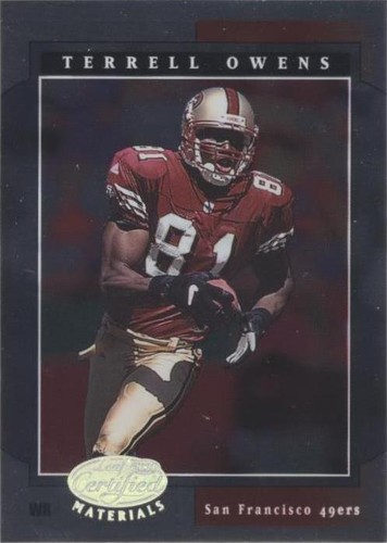 2001 Leaf Certified Materials Terrell Owens #86