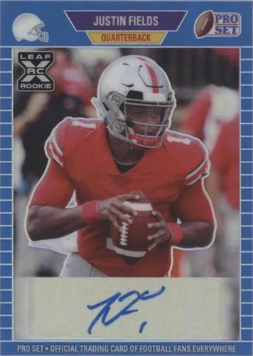 2021 Leaf Pro Set Metal Justin Fields #PA-JF1