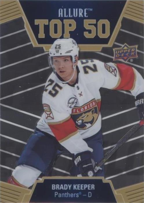 2019-20 Upper Deck Allure - Brady Keeper #T50-17