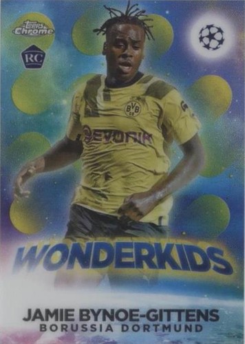 2022-23 Topps Chrome UEFA Club Competitions Jamie Bynoe-Gittens #W-2