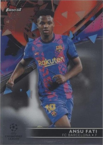 2021-22 Topps Finest UCL Ansu Fati #83