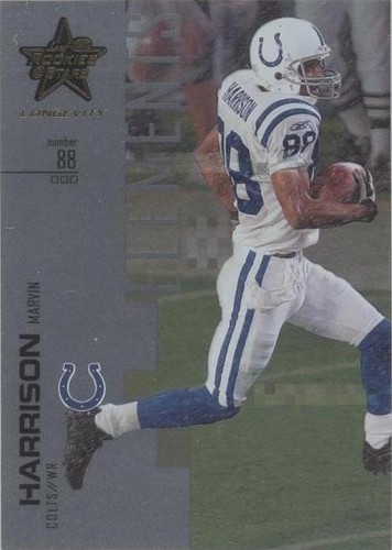 2007 Leaf Rookies & Stars Longevity Marvin Harrison #104