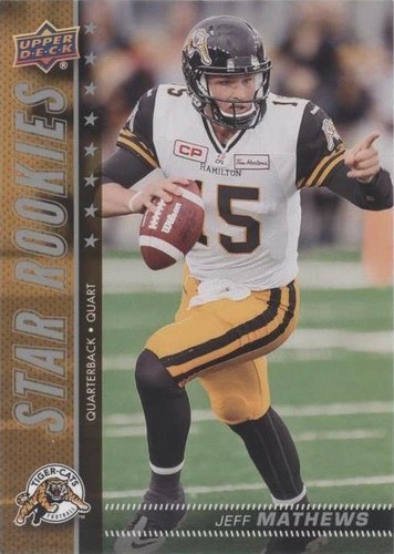 2015 Upper Deck CFL Jeff Mathews #184