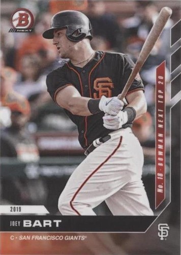 2019 Bowman Next Topps Now Top 20 MLB Prospects - Joey Bart #T18