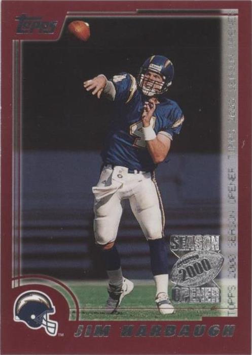 2000 Topps Season Opener Jim Harbaugh #50