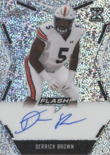 2020 Leaf Flash Derrick Brown #BA-DB2