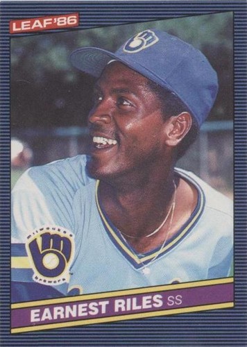 1986 Leaf Canadian - Ernest Riles #161
