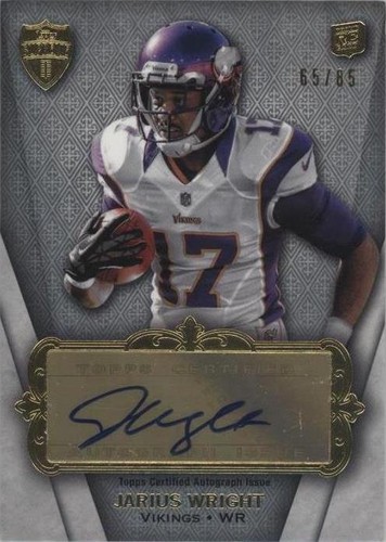 2012 Topps Supreme Jarius Wright #SRA-JW