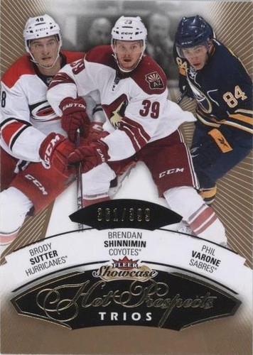 2014-15 Fleer Showcase - Brendan Shinnimin Brody Sutter Phil Varone #108