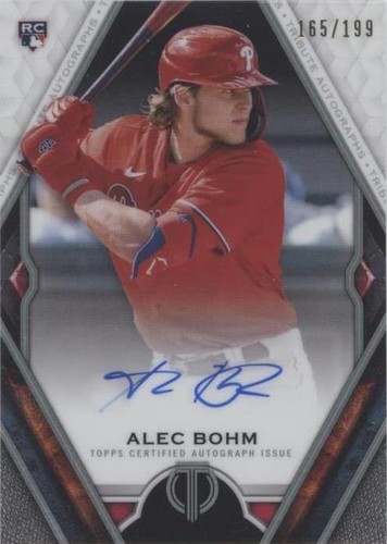 2021 Topps Gold Label Framed Alec Bohm Rookie Auto FA-AB