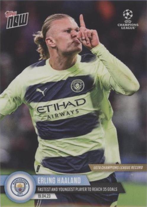 2022-23 Topps Now UCL Erling Haaland #102