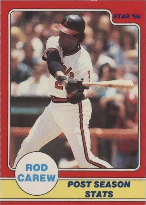 1986 Star Rod Carew - Rod Carew #3
