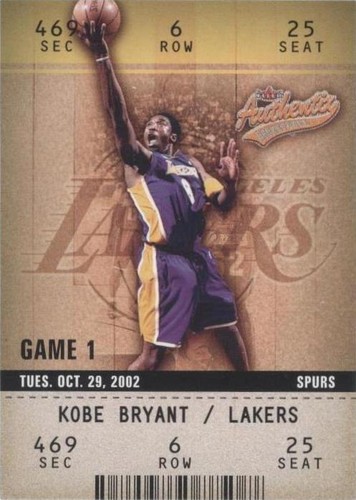 2002-03 Fleer Authentix - Kobe Bryant #17