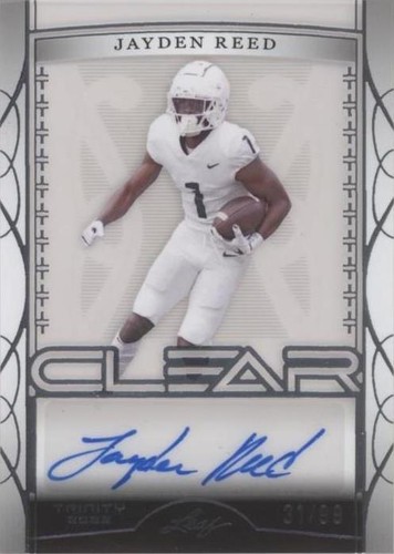 2022 Leaf Trinity Jayden Reed #CA-JR1