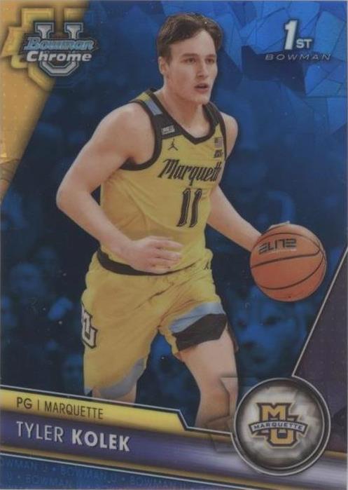 2023-24 Bowman University Chrome Sapphire Edition - Tyler Kolek #50