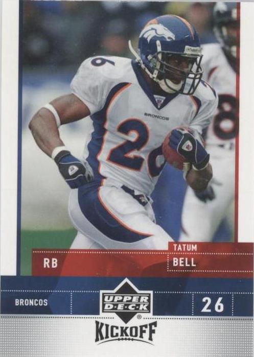 2005 Upper Deck Kickoff Tatum Bell #25
