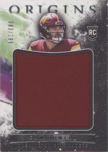 2022 Panini Origins Sam Howell #JUM-SHO