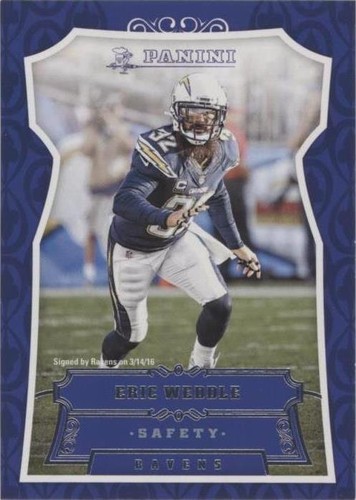 2016 Panini Eric Weddle #100