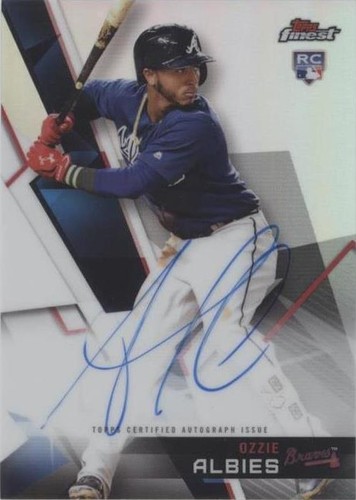2018 Topps Finest - Ozzie Albies #FA-OA