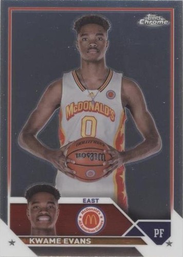 2023 Topps Chrome McDonald's All American - Kj Evans #54