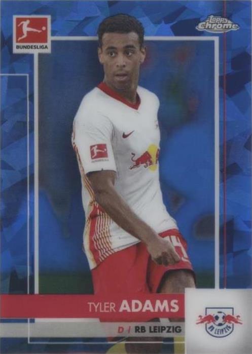 2020-21 Topps Chrome Bundesliga Sapphire Edition Tyler Adams #55