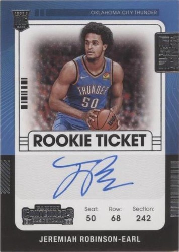 2021-22 Panini Contenders - Jeremiah Robinson-Earl #131